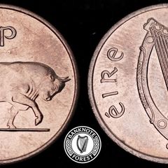 Ireland - 1975 - 5 Pence - Bull - AU - KM.22 - [2401]