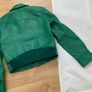 Coach Leather Bomber Jacket green Image 10