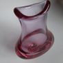 Vintage czechoslovakian glass vase M. Klinger midcentury Czech Republic Image 4