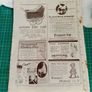 Antique magazine, knitting pattern magazine, paper ephemera Image 4