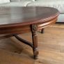 Mid Century Oval Shaped Coffee Table Image 4