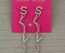 Claires X Sliving by Paris Hilton Sliving Dangly Earrings