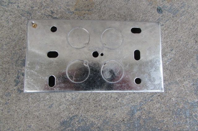 2 Gang Flush Metal Boxes x 20 for Sale