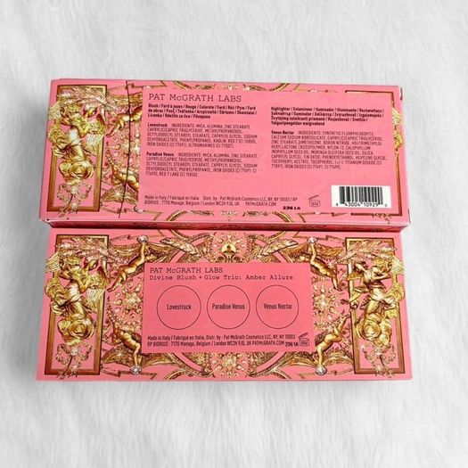 Pat McGrath Divine Blush Glow Trio Amber Allure Pink Gold Highlight Palette Discontinued