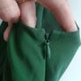 Vintage Ted Baker London 100% Silk Dress - Size 8/10, Emerald Green Image 4