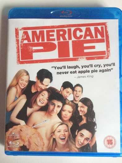 American Pie [1999] Jason Biggs, Chris Klein, Alyson Hannigan, Natasha Lyonne, Thomas Ian Nicholas, Tara Reid, Mena Suvari, Eddie Kaye Thomas, Seann William Scott, Eugene Levy, Shannon Elizabeth, Chris Owen & Jennifer Coolidge [Blu-ray Movie]