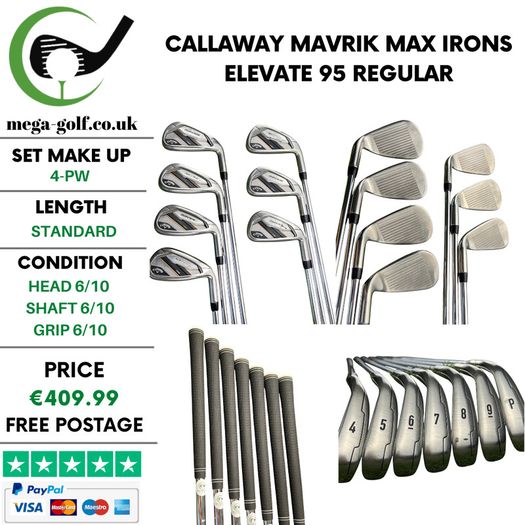 Callaway Mavrik Max Irons / 4-Pw / Elevate 95 Regular