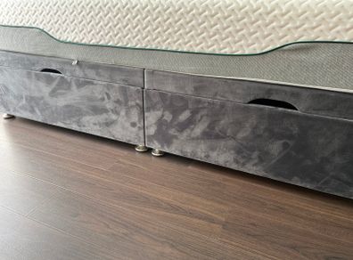 Storage ottoman small double bed
