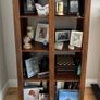 Solid Wood Walnut Display/ Bookcase Image 2