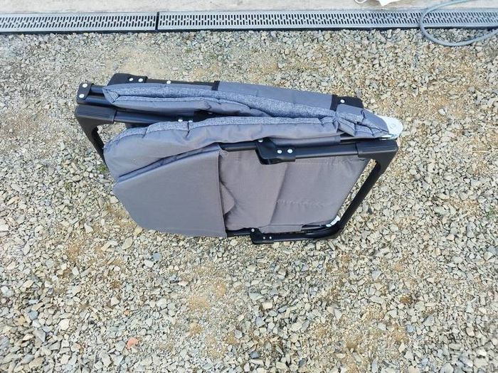 Adult single camping bed with mattress included