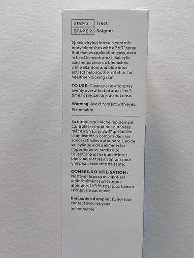 Murad blemish control clarifying body spray 180 ml