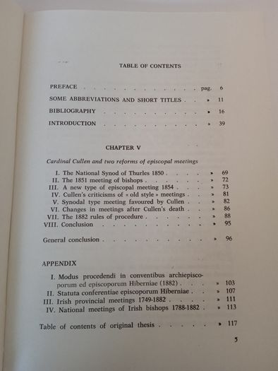 Irish Episcopal Meetings, 1788-1882 by Sean Cannon (HQ737)