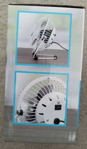 Status: 4 inches White Mini Fan USB