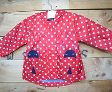 TU Sainsbury baby polka dots light jacket 3-6 months