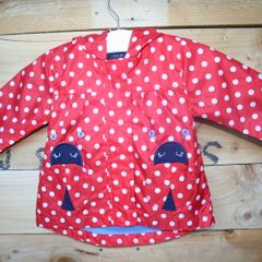 TU Sainsbury baby polka dots light jacket 3-6 months