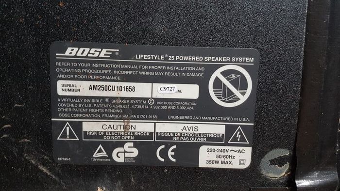 BOSE Subs JOBLOT x3 refer to photos for details
