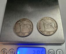 Irish Silver Coins Half Crowns