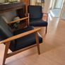 2 Black Armchairs from IKEA Image 3