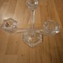 Candle Holder/3 Arm Candeleabra 24% Lead Crystal Image 7
