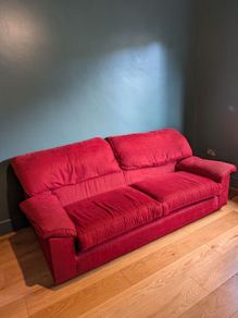 Red 3 Seater Couch