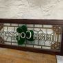 Exceptional Large antique Irish Stained Glass Panel. Image 6