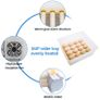 16 Eggs Automatic Incubator, Hatcher Machine with Temperature Control, Automatic Egg Turning + Built-in Egg Candler, Clear General Purpose Incubators for Chickens Ducks Goose Birds Image 5