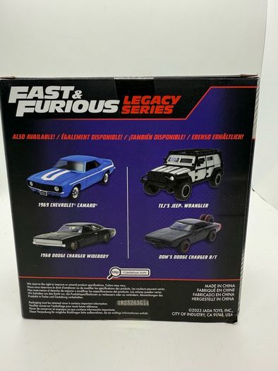 Jada 1:32 Fast & Furious Legacy Series Blue Porsche 911 GT3 & McLaren 720S Model Cars diecast die cast