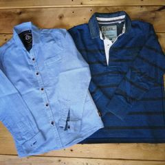 NEXT long sleeve top and denim shirt age 8 years