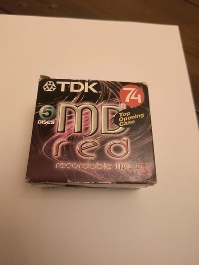 TDK MD-74 Minute MiniDiscs.