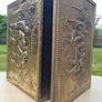 Vintage brass fireplace box Image 6