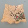 Kawamura Japan Reverse Painted   Glass Dish Image 4