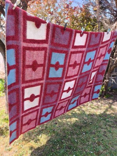 Vintage Dutch Wool Blanket