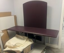hydraulic changing bed