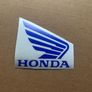 Honda Wings stickers decals x2 Fuel tank helmet fairings Image 4