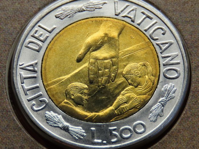 Vatican Pope John Paul II vintage 1999 original UNC coins set