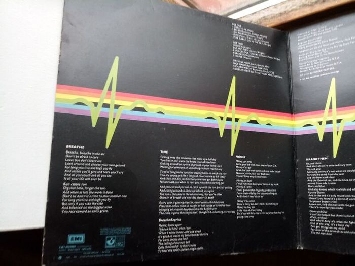 1973 Pink Floyd "The Dark Side Of The Moon" 12in Vinyl Emi Harvest SHVL 804