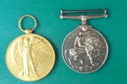 World War 1 Victory and War Medals to Liverpool Regiment