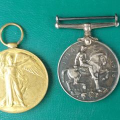 World War 1 Victory and War Medals to Liverpool Regiment