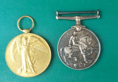 World War 1 Victory and War Medals to Liverpool Regiment