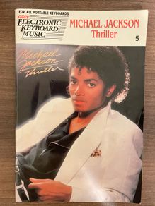 Michael Jackson Thriller Vintage Music Book