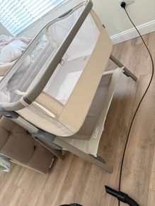 Tutti Bambini CoZee Lite Bedside Crib Latte