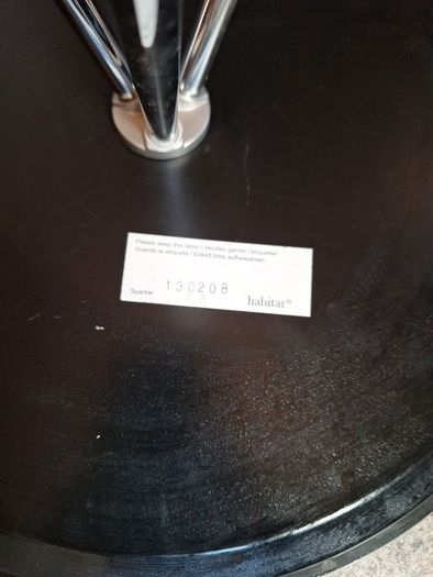 Habitat small glass table