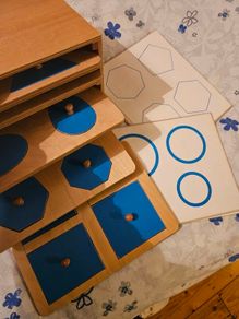 Montessori Geometric Shapes Drawers