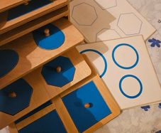 Montessori Geometric Shapes Drawers