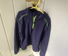 Navy Fleece top age 9/10