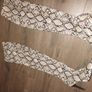 knee high snake print boots size 5 Image 7