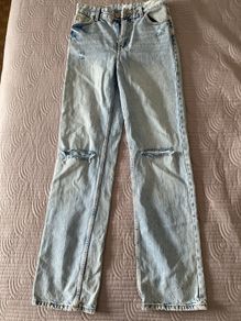 Bershka Jeans High Waist Straight Size 6 UK