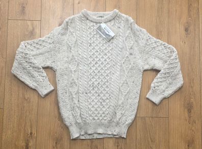 Aran Crafts Flecked Wool Sweater Ladies Large