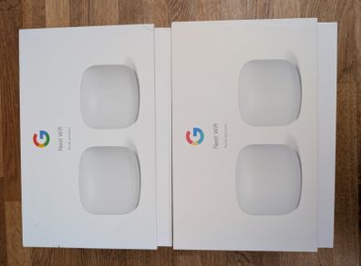 Google nest wifi router and hubs