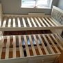 Single white pull out bed Image 3